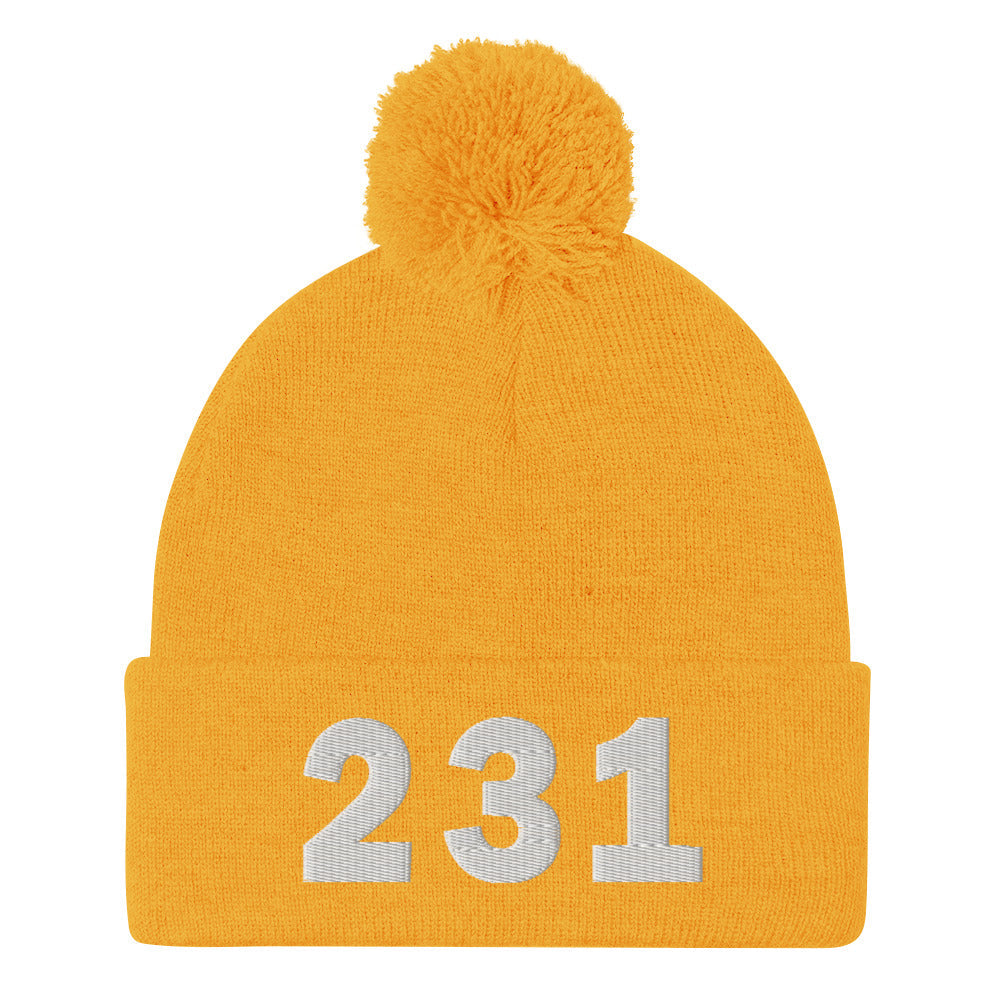 231 Area Code Pom-Pom Beanie