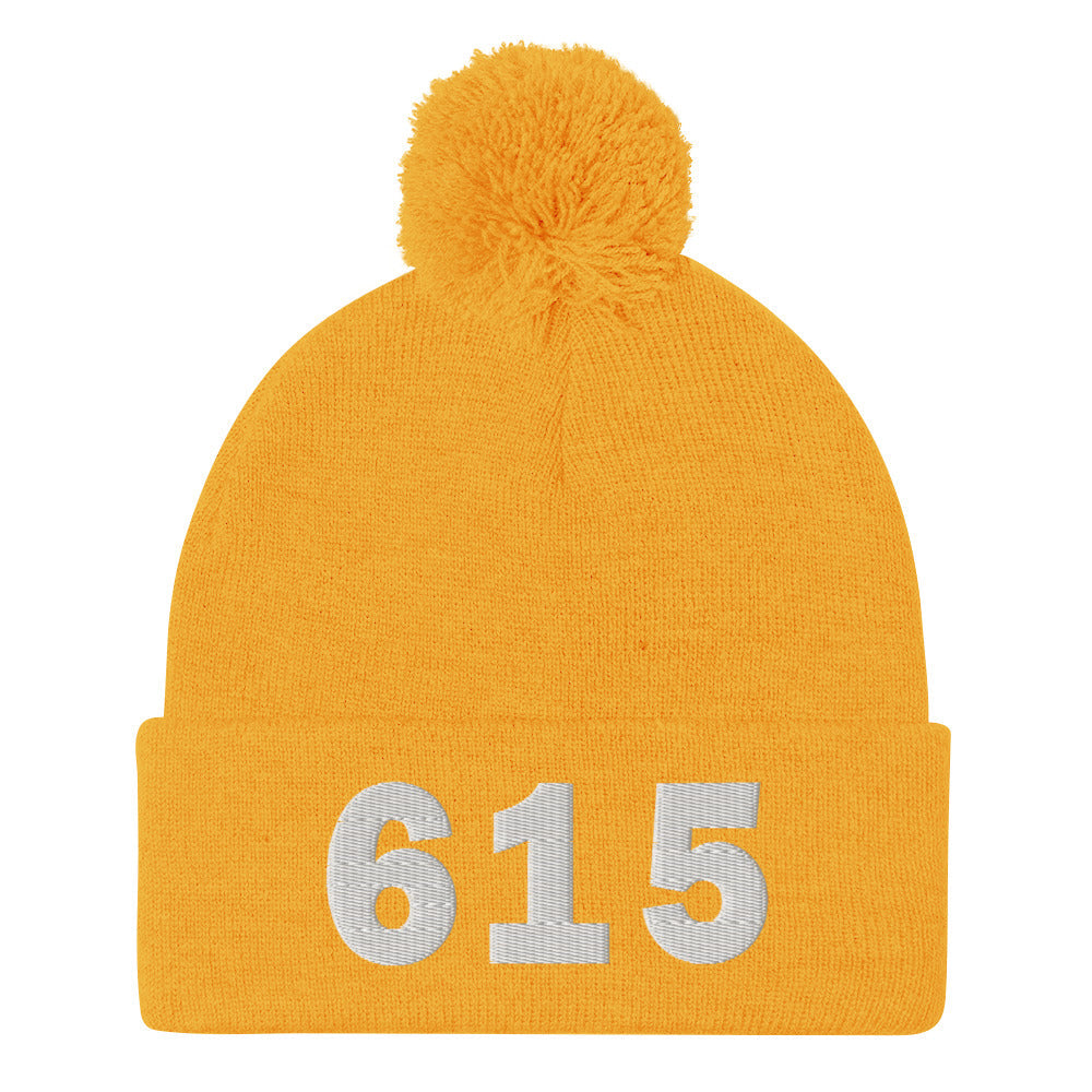 615 Area Code Pom-Pom Beanie