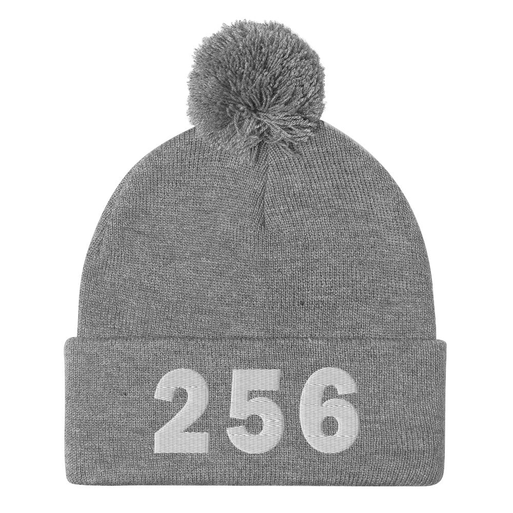 256 Area Code Pom-Pom Beanie