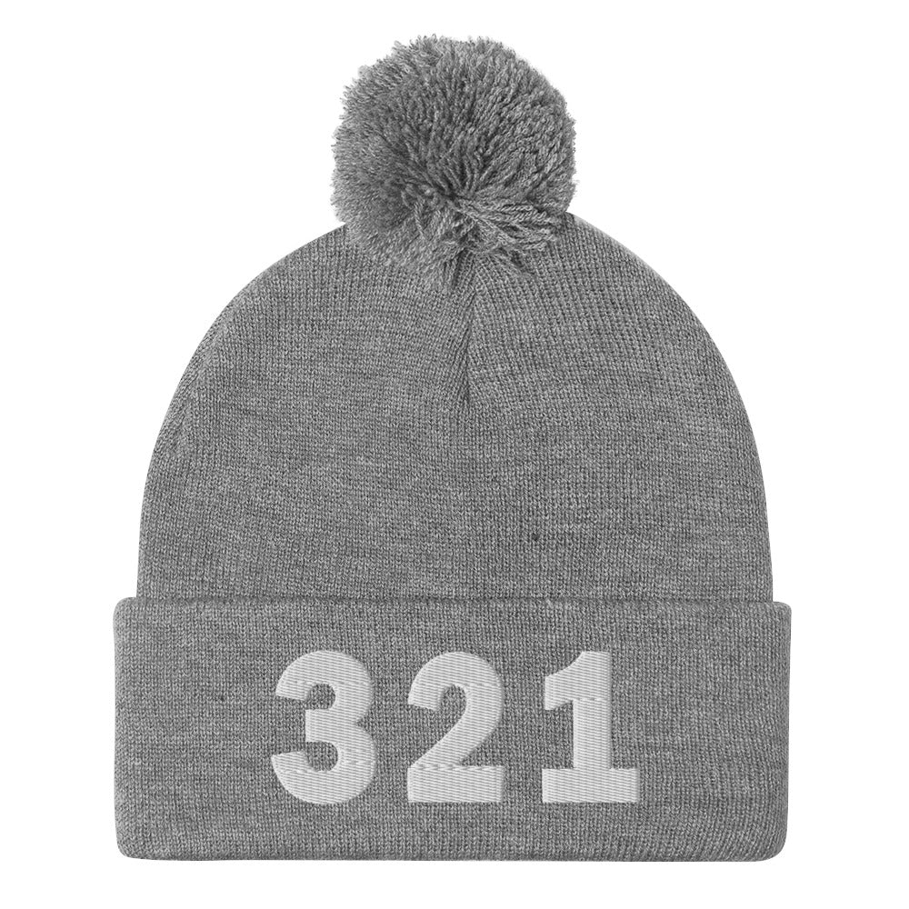 321 Area Code Pom-Pom Beanie