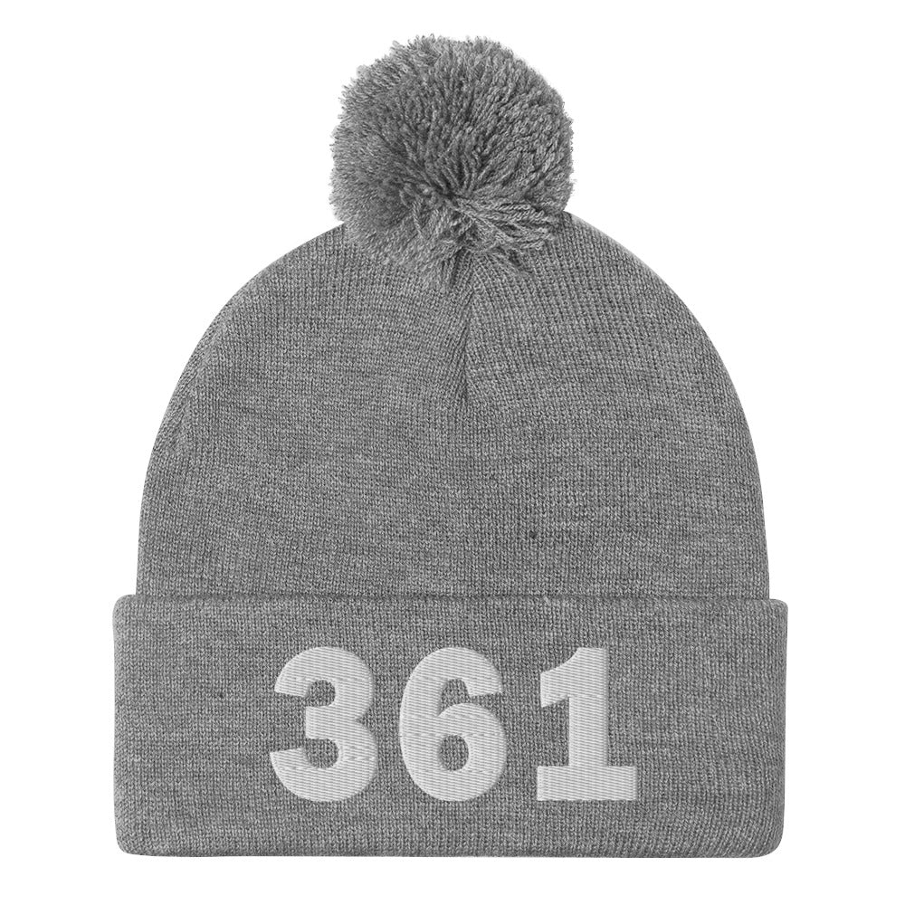 361 Area Code Pom-Pom Beanie