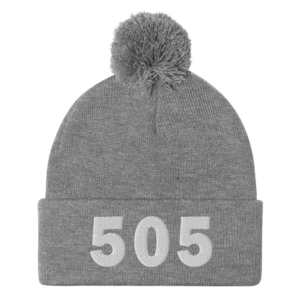 505 Area Code Pom-Pom Beanie