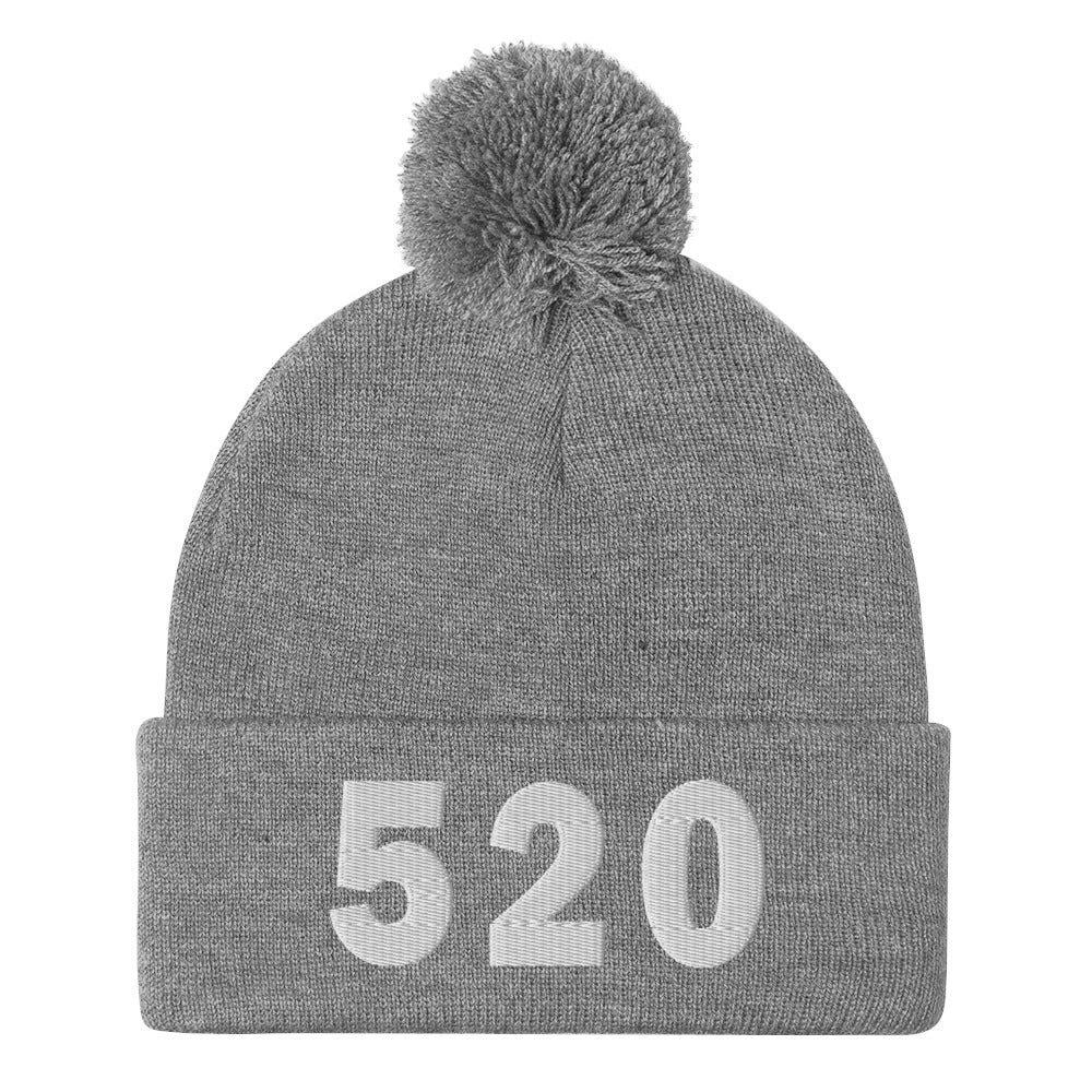 520 Area Code Pom-Pom Beanie