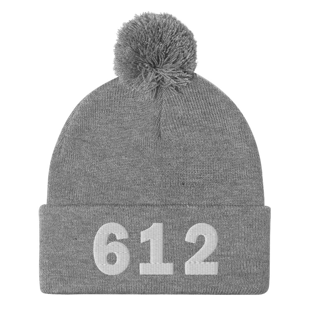 612 Area Code Pom-Pom Beanie