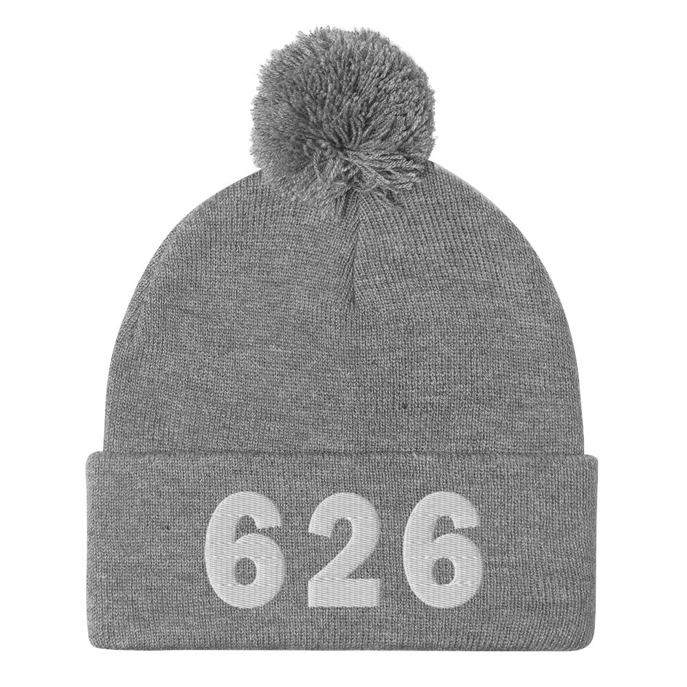 626 Area Code Pom-Pom Beanie