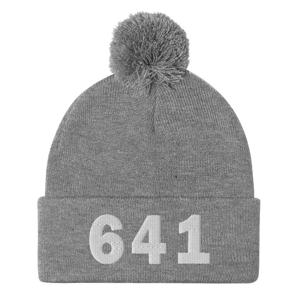 641 Area Code Pom-Pom Beanie
