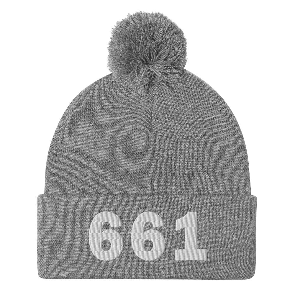 661 Area Code Pom-Pom Beanie