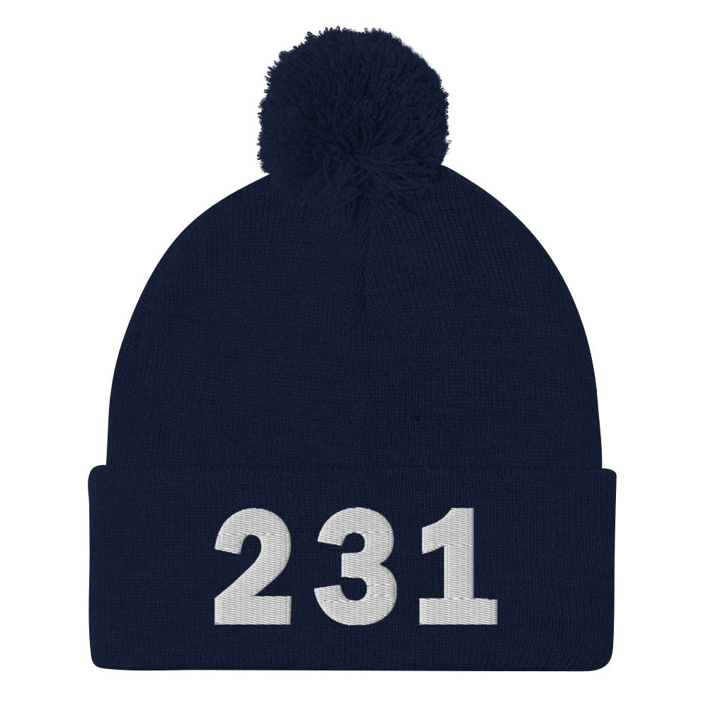 231 Area Code Pom-Pom Beanie