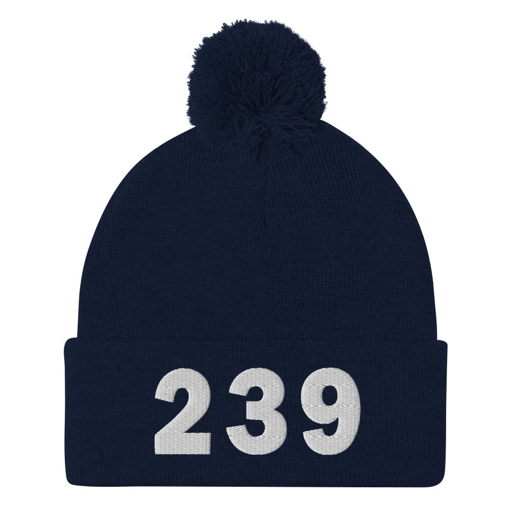239 Area Code Pom-Pom Beanie