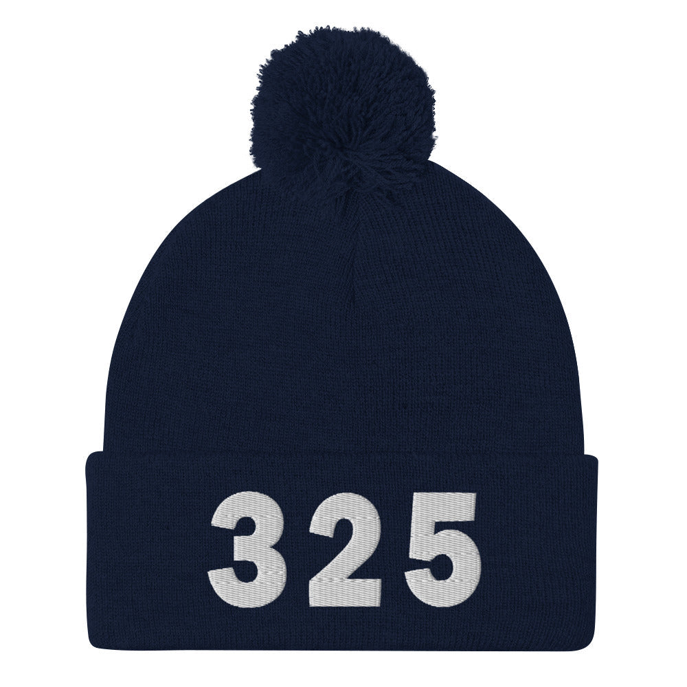 325 Area Code Pom-Pom Beanie
