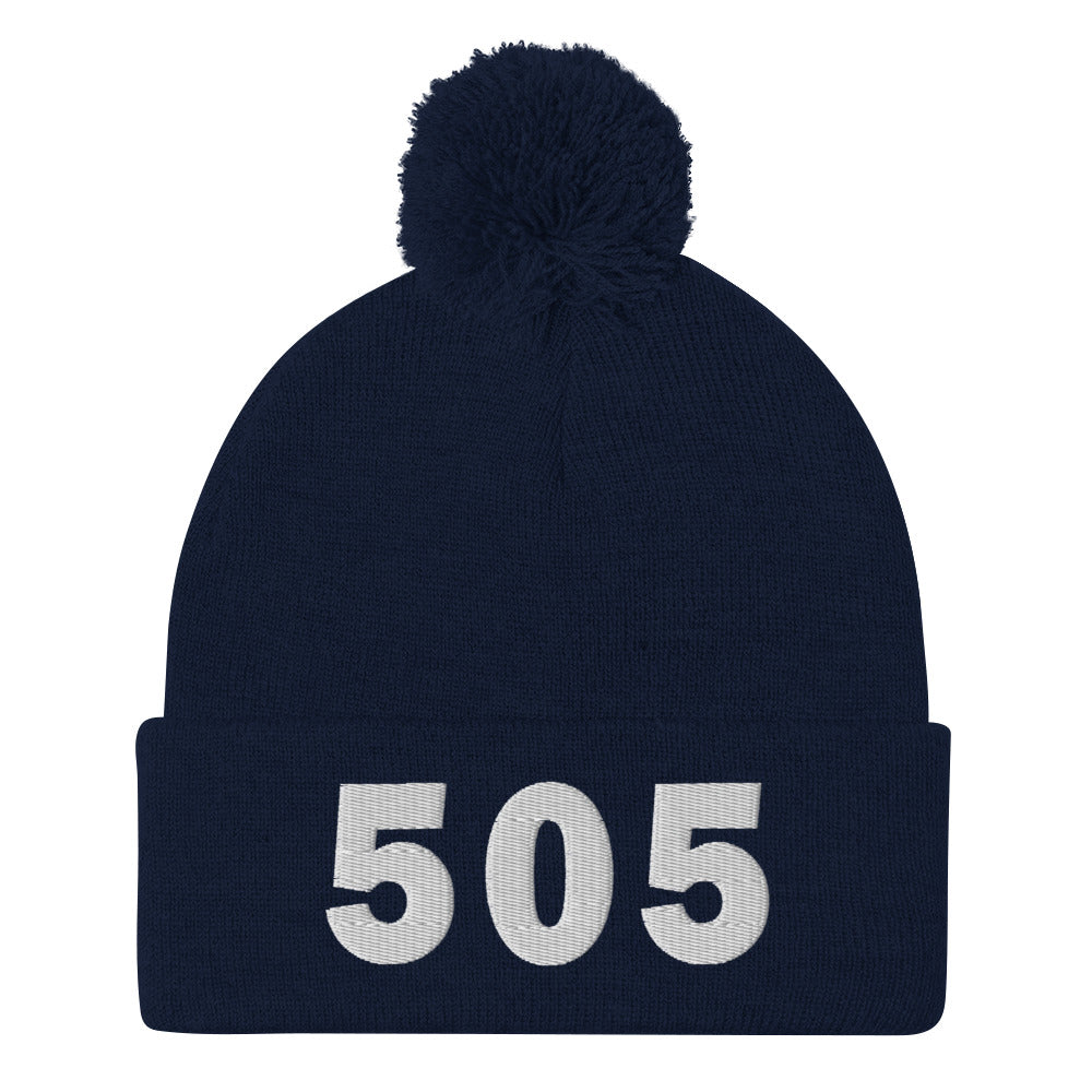 505 Area Code Pom-Pom Beanie