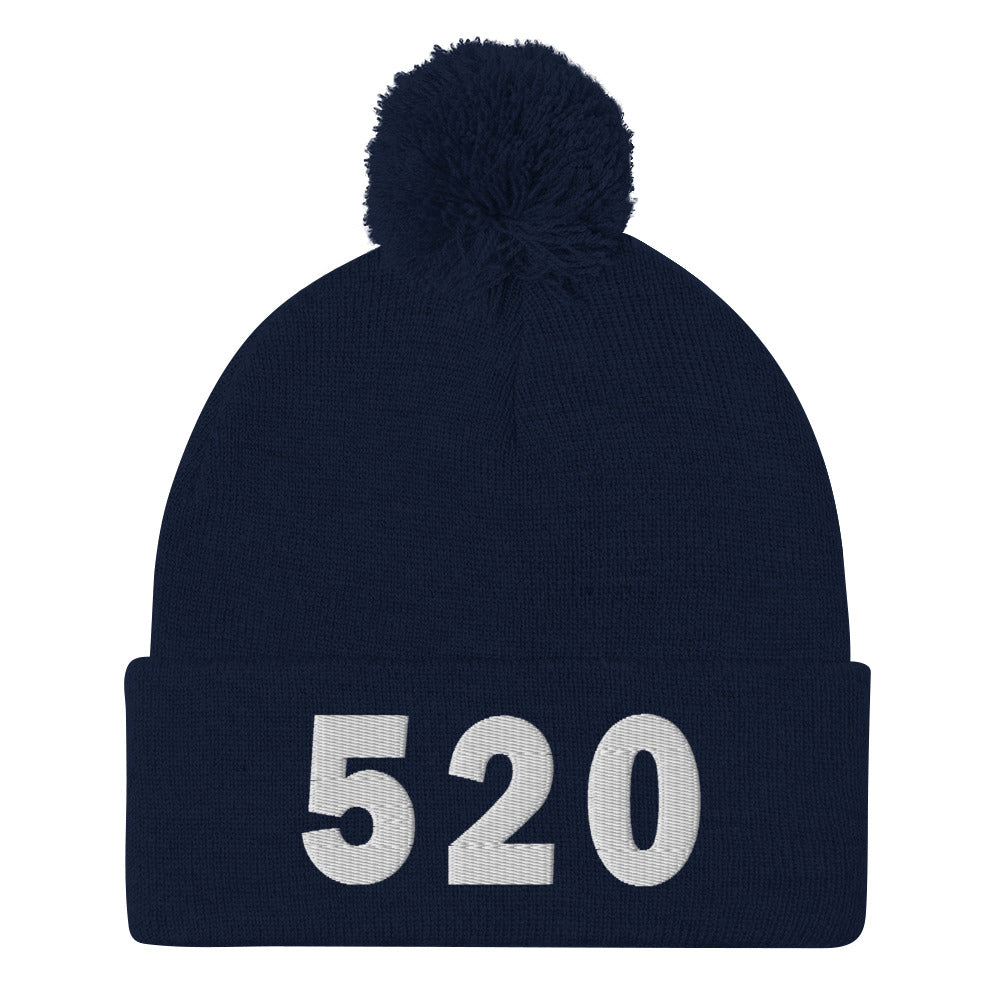 520 Area Code Pom-Pom Beanie