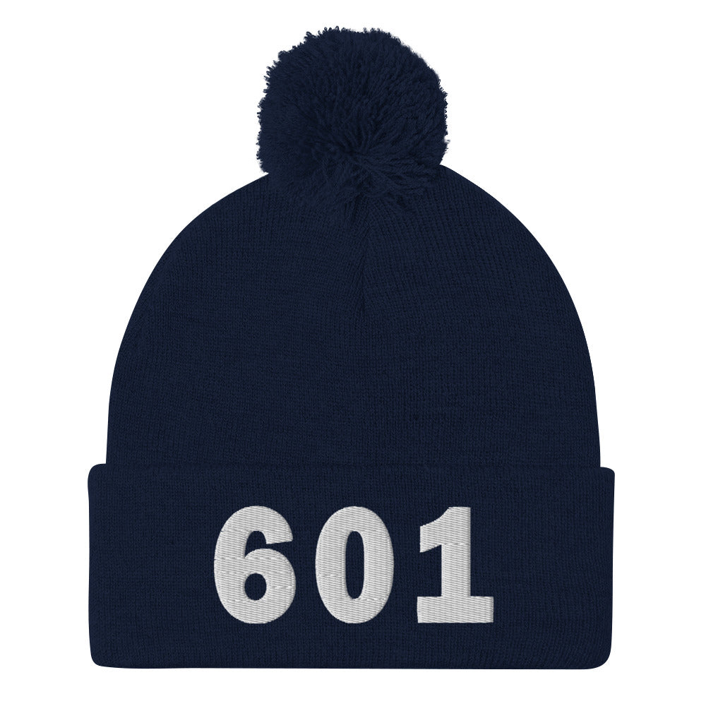601 Area Code Pom-Pom Beanie