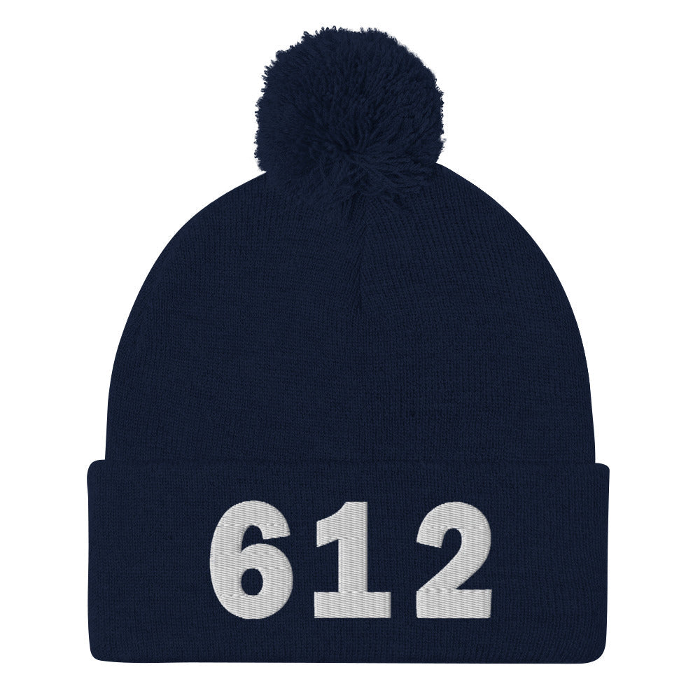 612 Area Code Pom-Pom Beanie