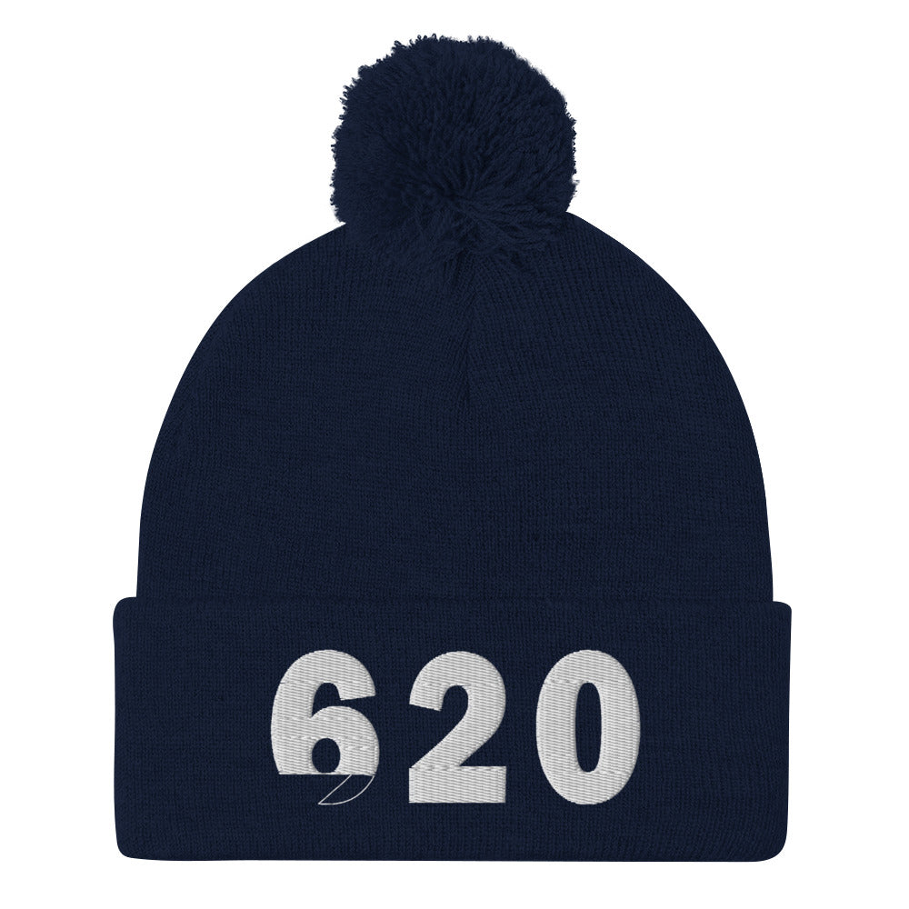 620 Area Code Pom-Pom Beanie