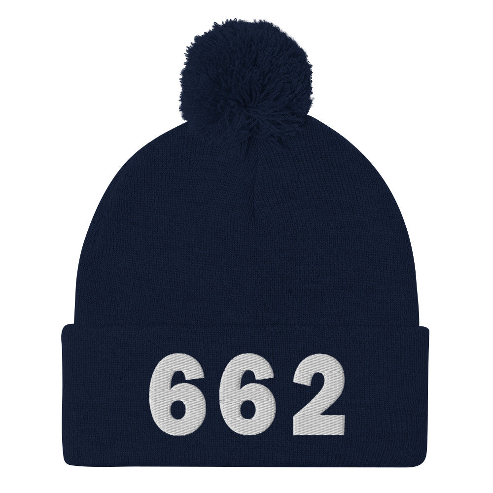 662 Area Code Pom-Pom Beanie