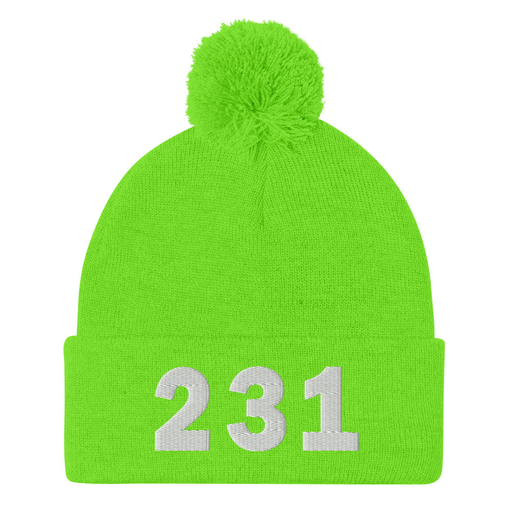 231 Area Code Pom-Pom Beanie