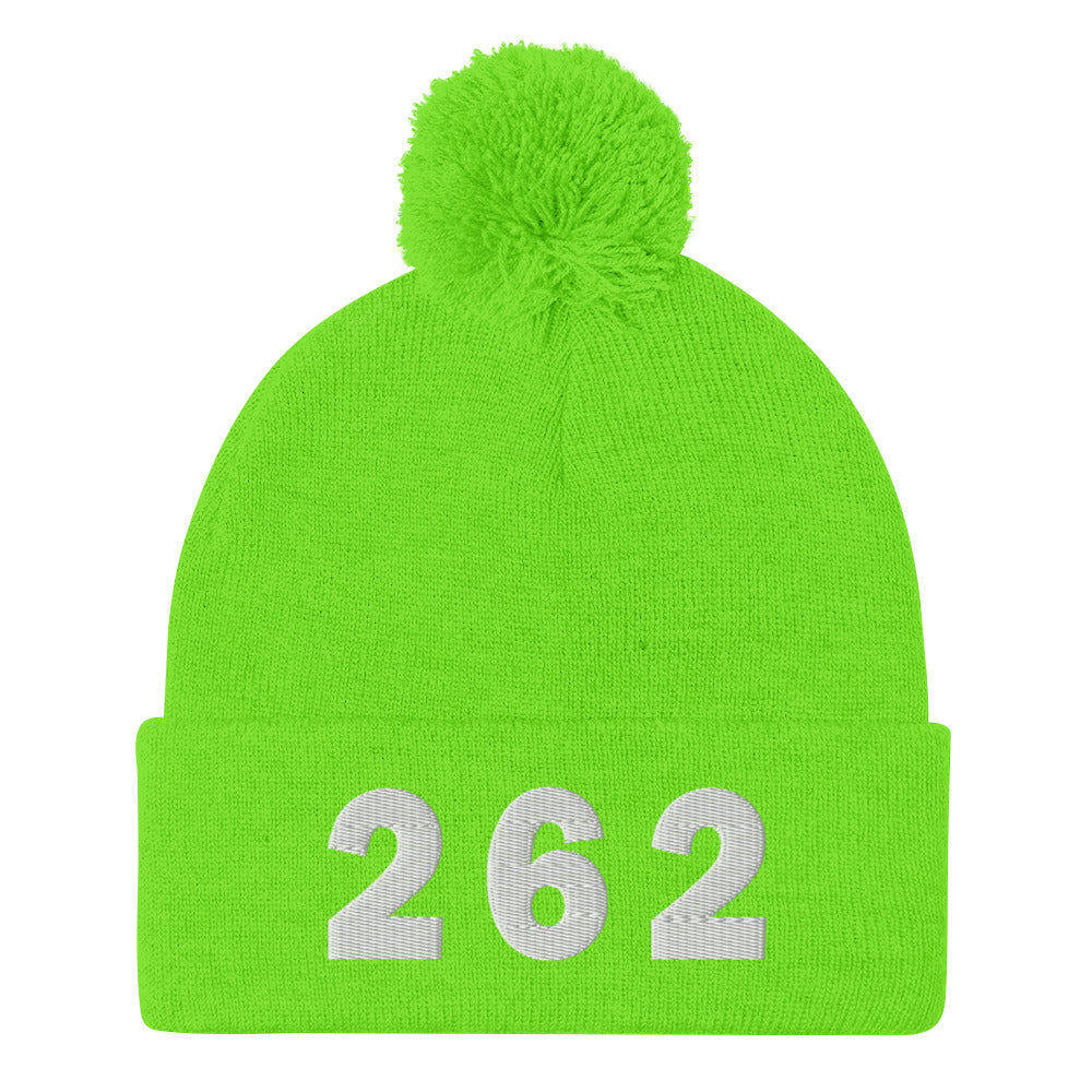 262 Area Code Pom-Pom Beanie