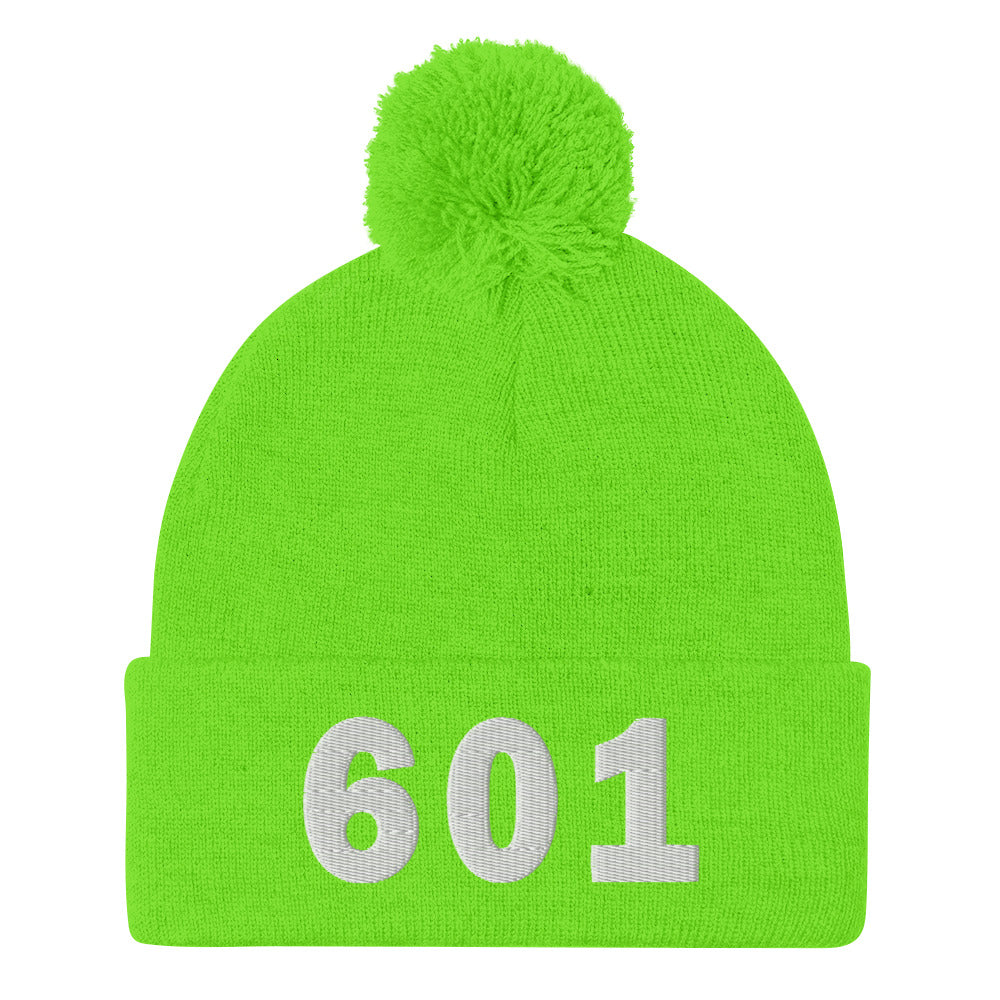 601 Area Code Pom-Pom Beanie