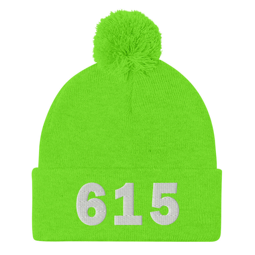 615 Area Code Pom-Pom Beanie
