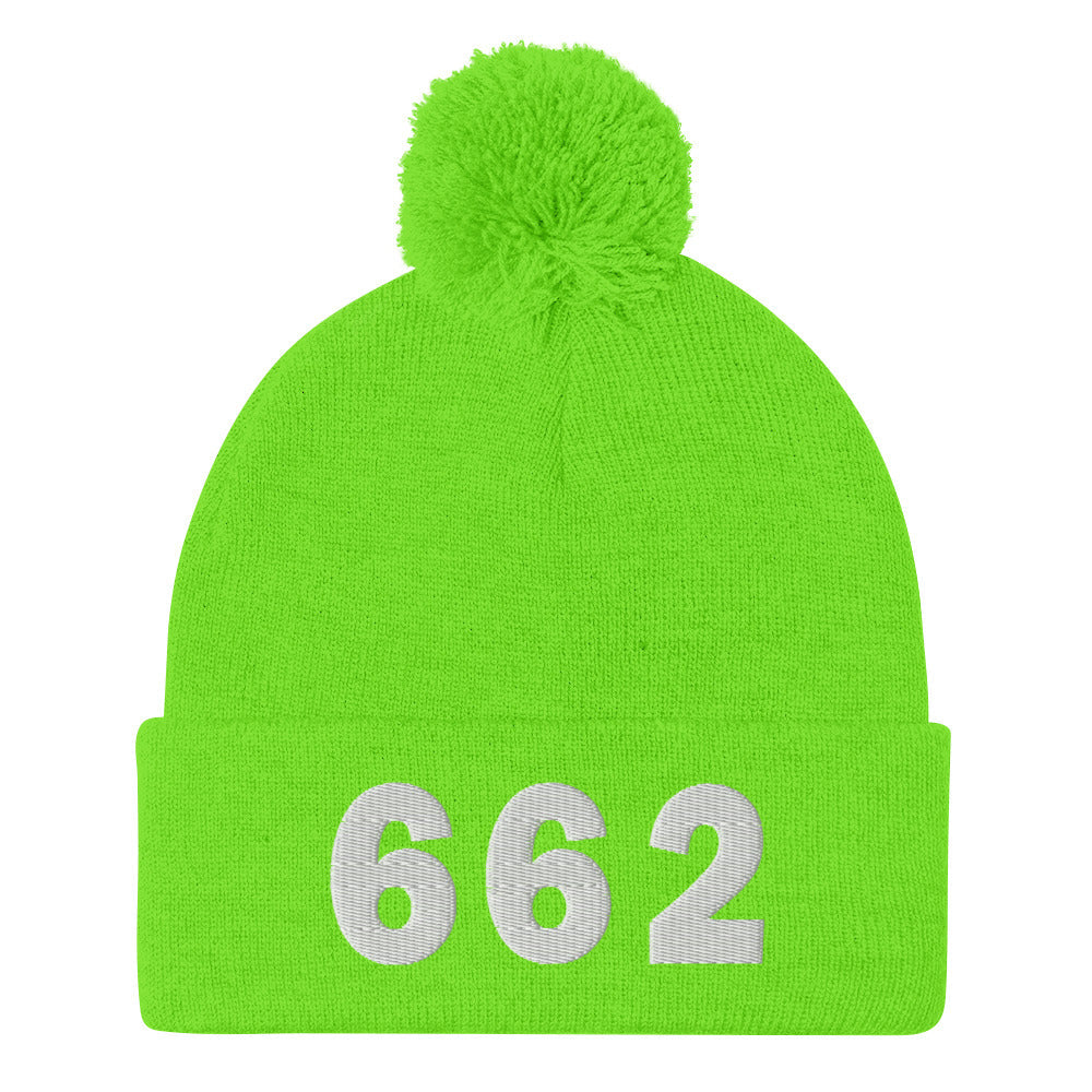 662 Area Code Pom-Pom Beanie