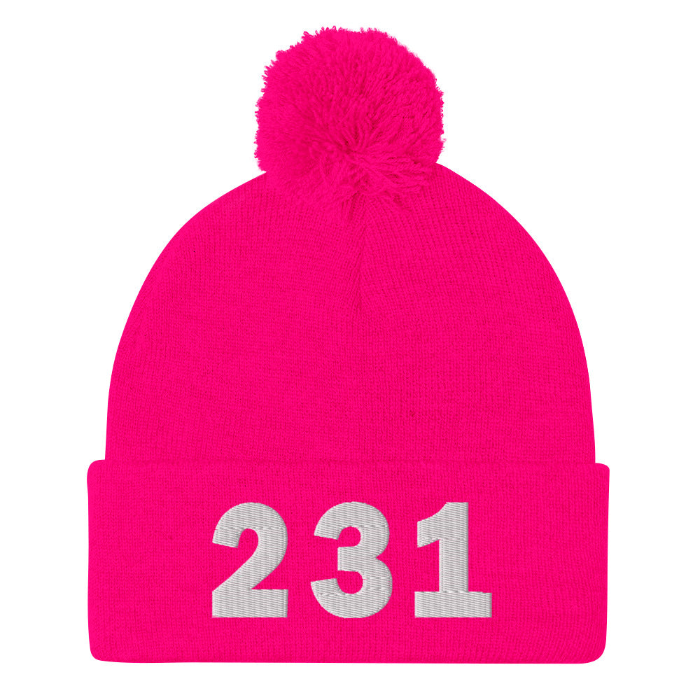 231 Area Code Pom-Pom Beanie