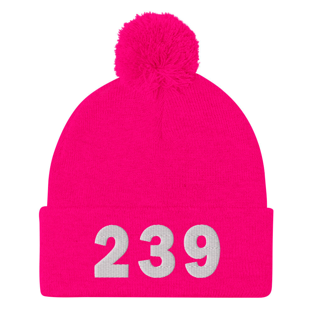 239 Area Code Pom-Pom Beanie