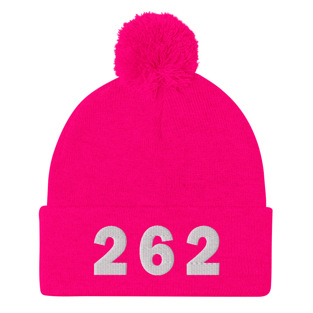 262 Area Code Pom-Pom Beanie