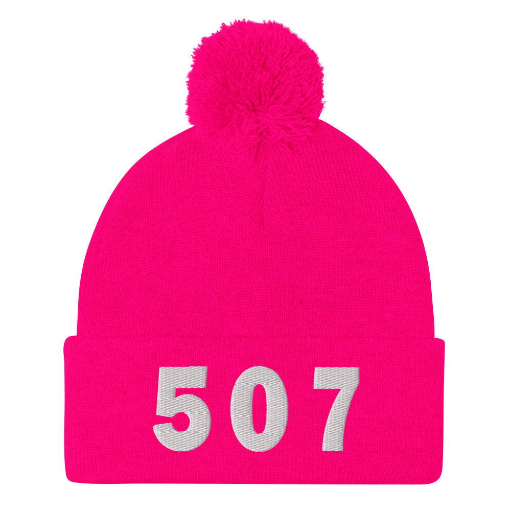 507 Area Code Pom-Pom Beanie