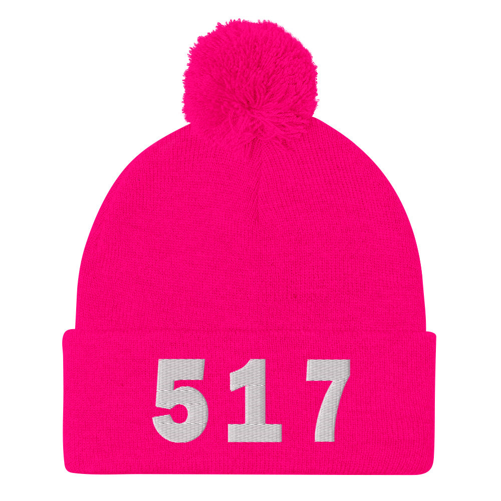 517 Area Code Cuffed Beanie