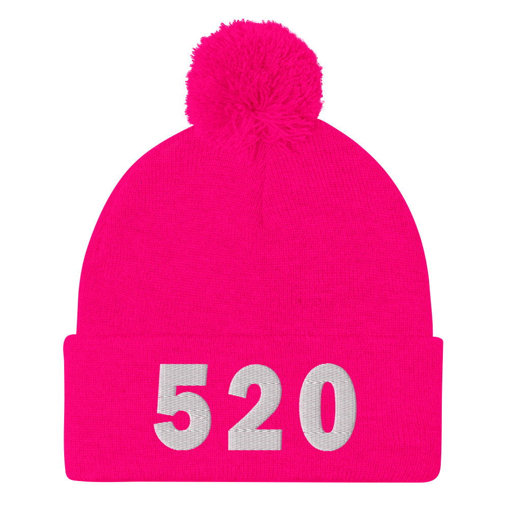 520 Area Code Pom-Pom Beanie