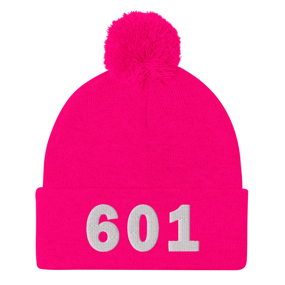 601 Area Code Pom-Pom Beanie