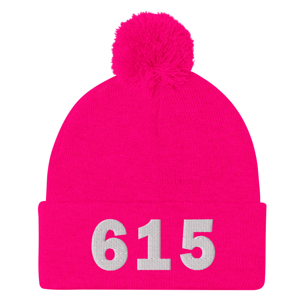 615 Area Code Pom-Pom Beanie