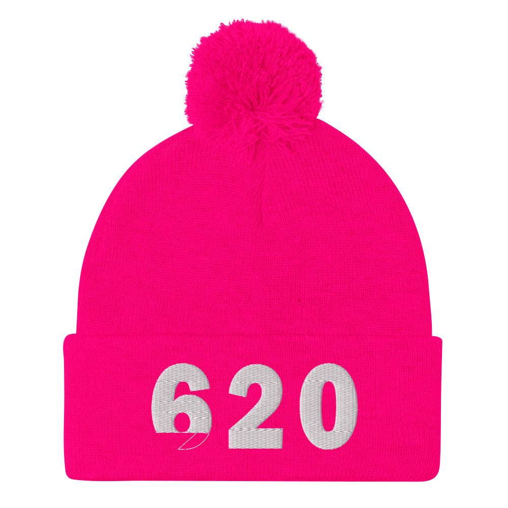 620 Area Code Pom-Pom Beanie
