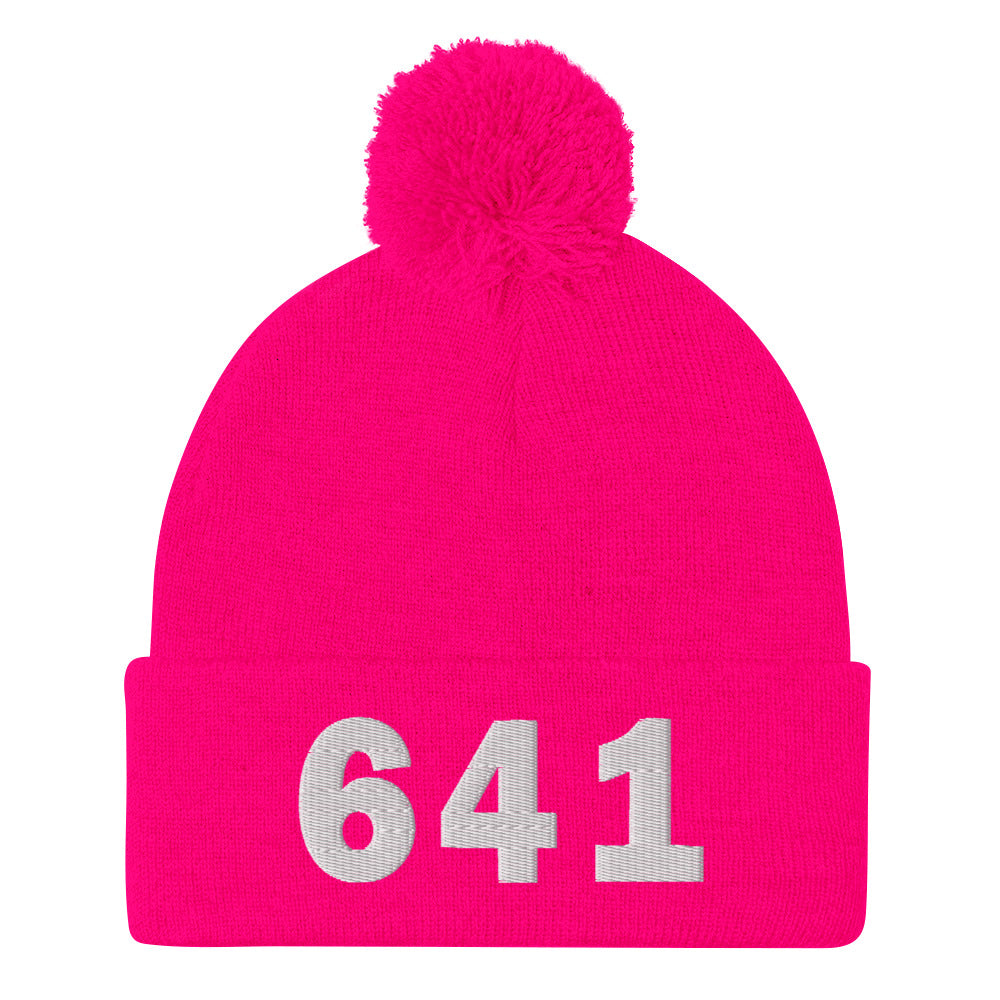 641 Area Code Pom-Pom Beanie