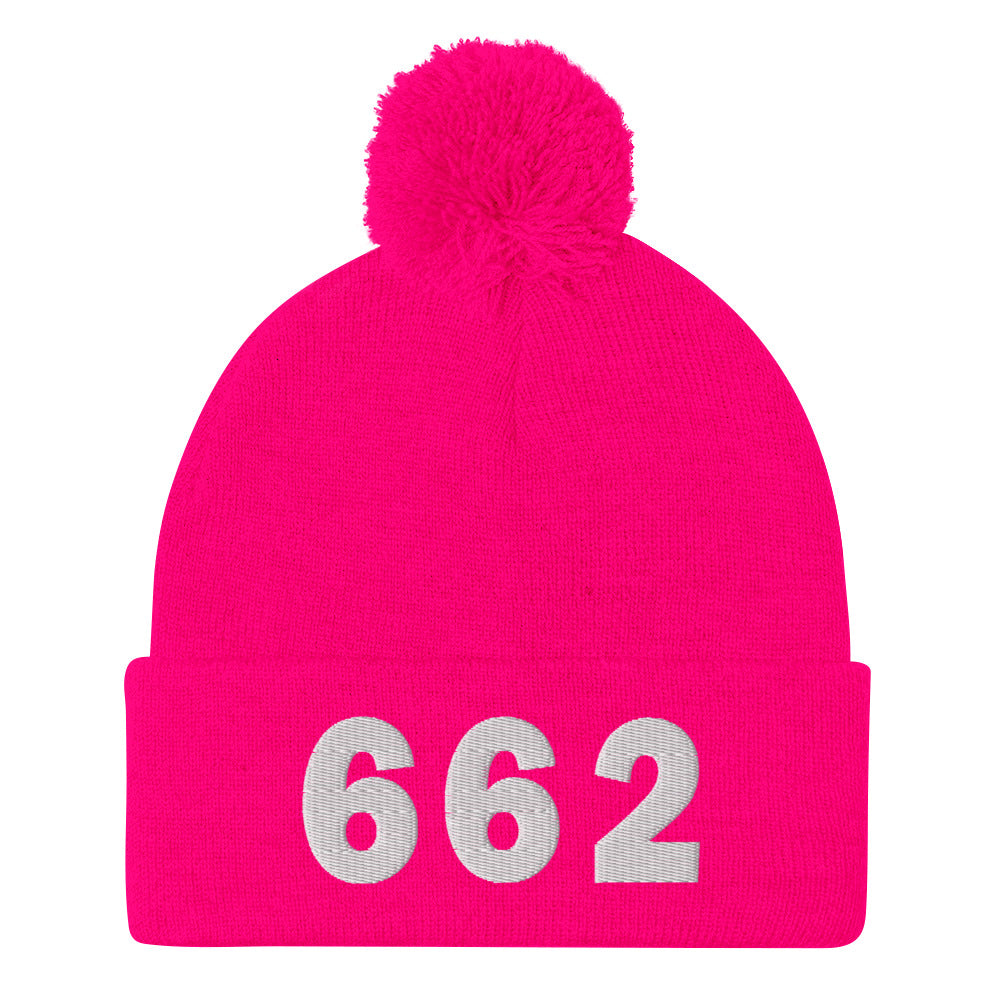 662 Area Code Pom-Pom Beanie