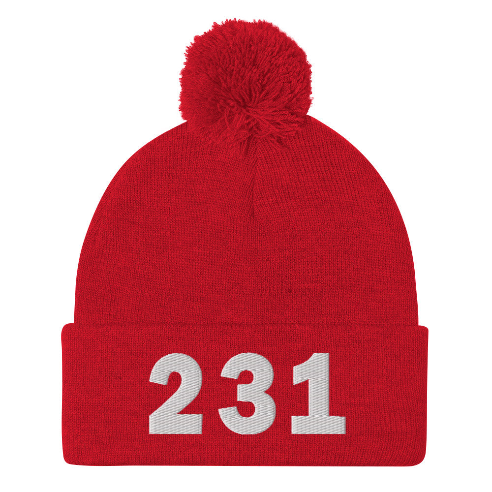 231 Area Code Pom-Pom Beanie
