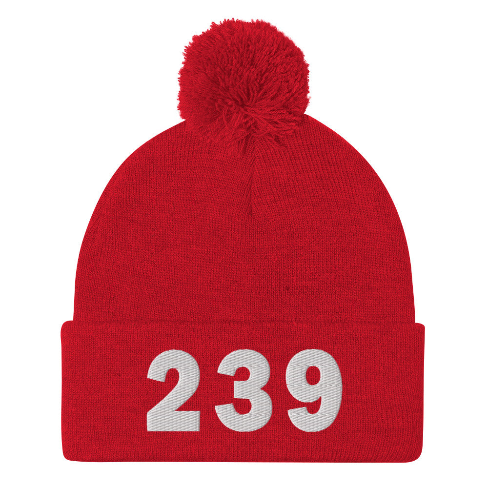 239 Area Code Pom-Pom Beanie