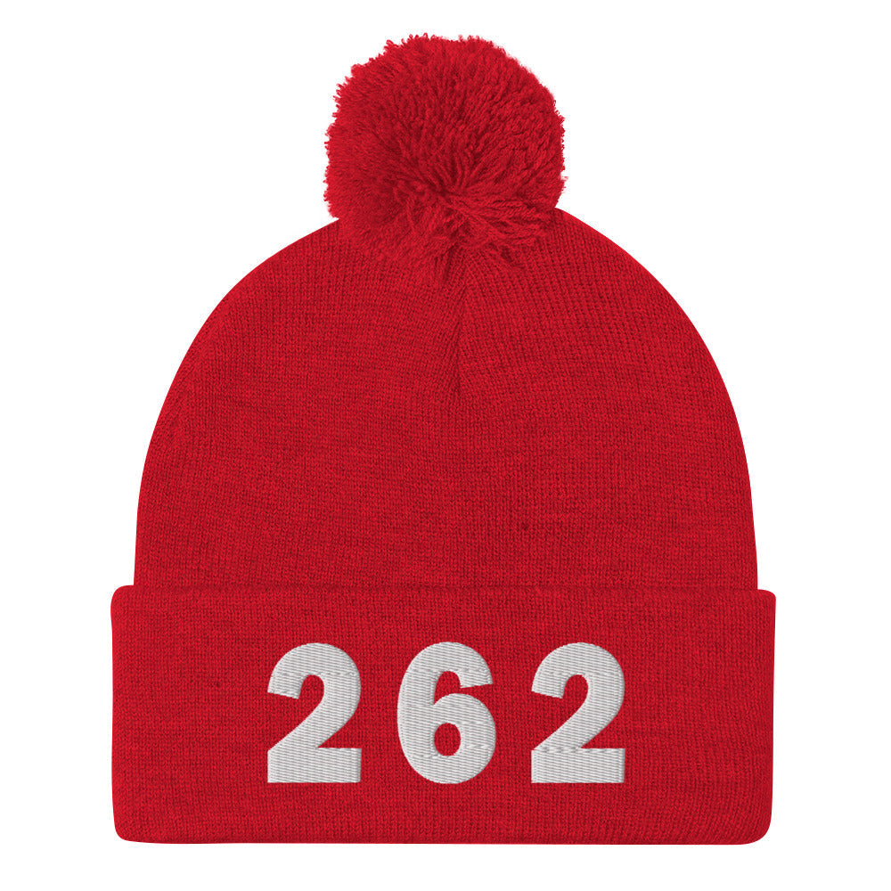 262 Area Code Pom-Pom Beanie