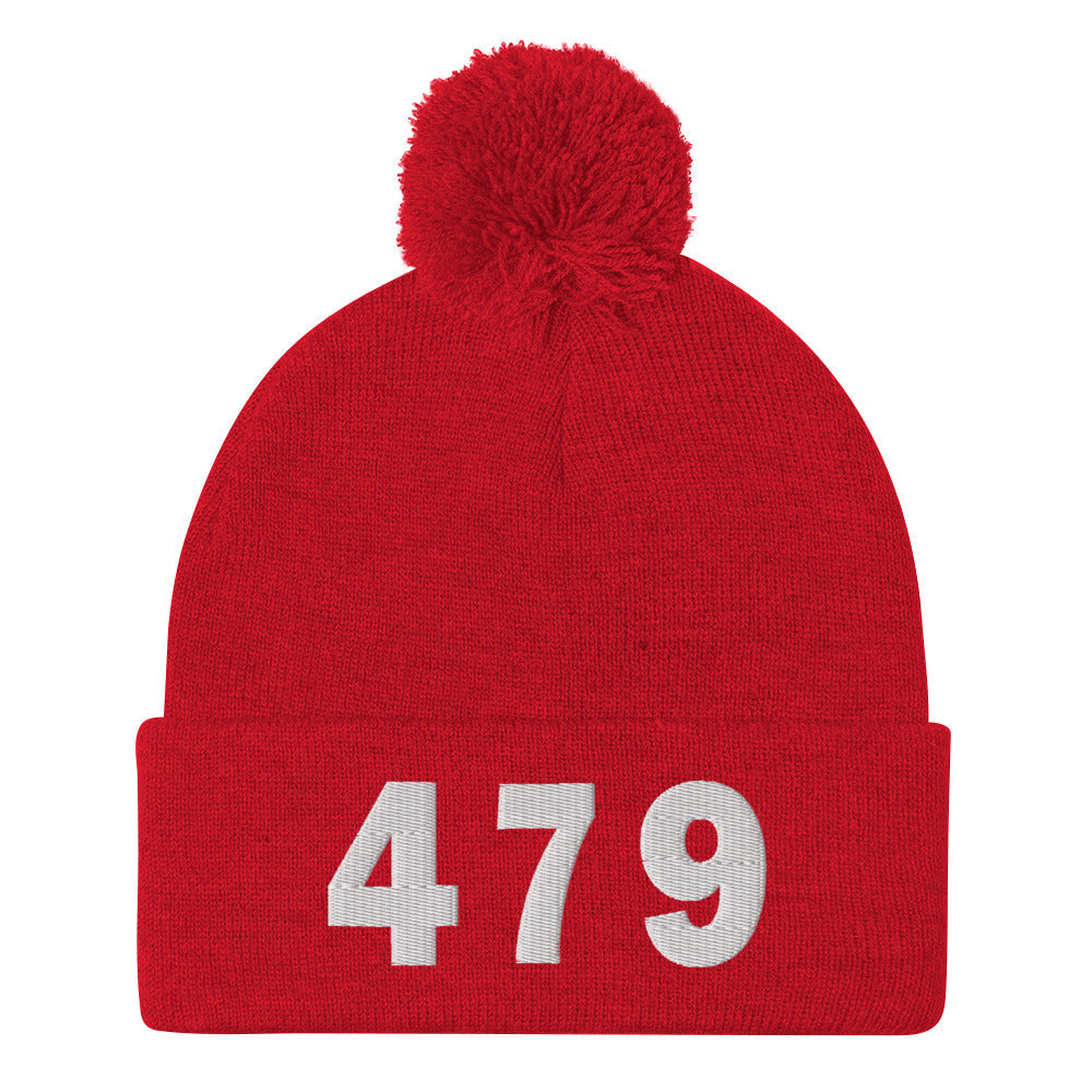 479 Area Code Pom-Pom Beanie
