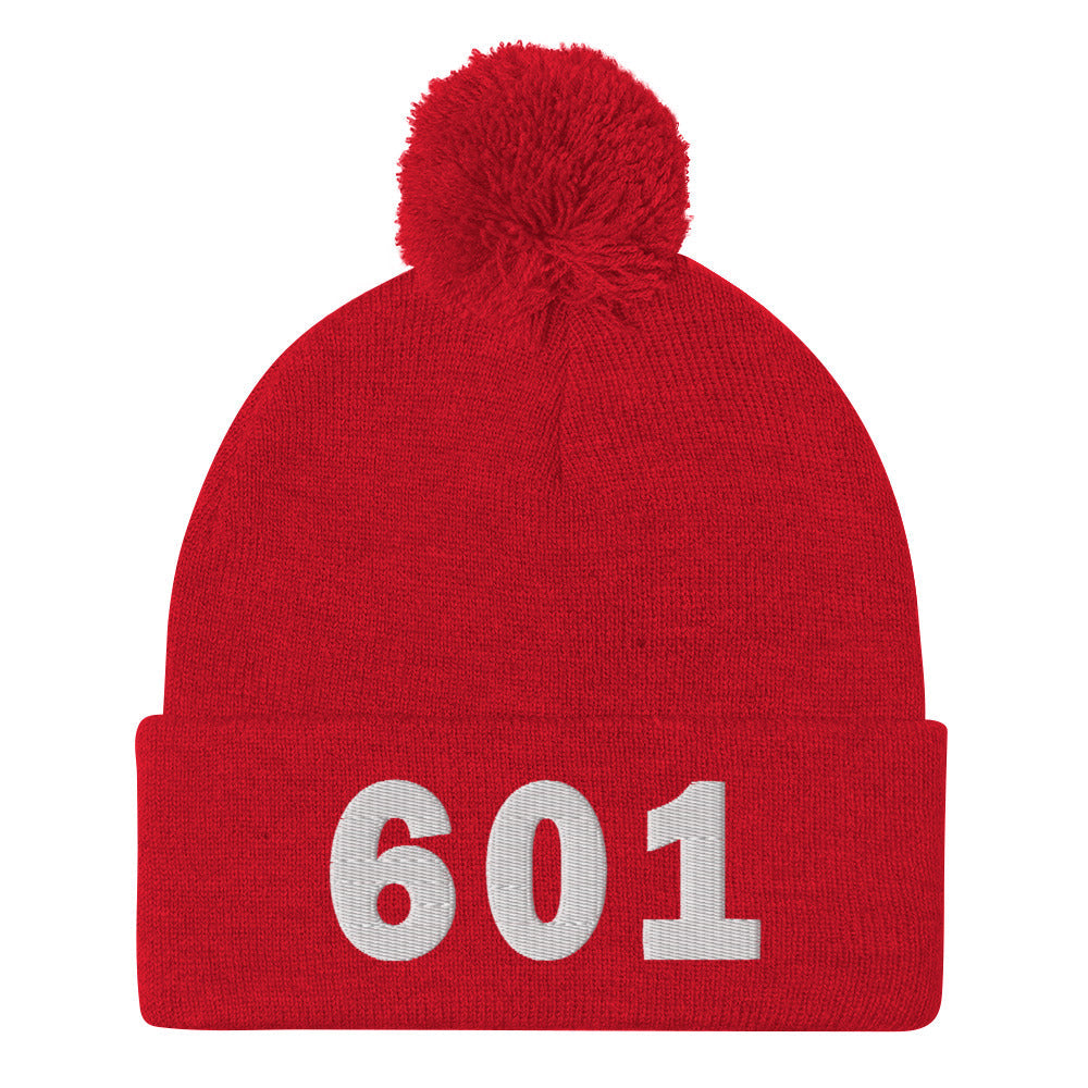 601 Area Code Pom-Pom Beanie