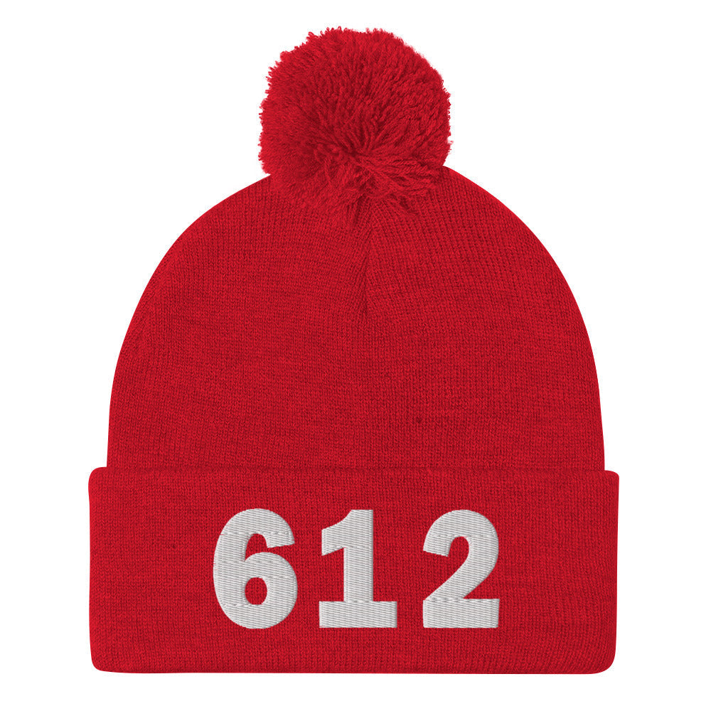 612 Area Code Pom-Pom Beanie