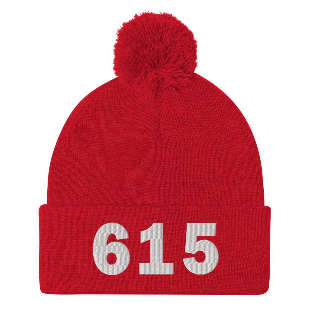 615 Area Code Pom-Pom Beanie