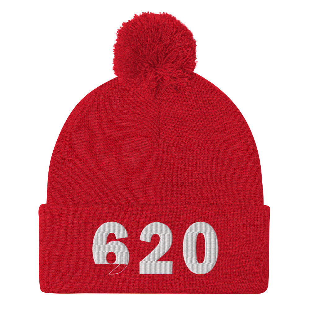 620 Area Code Pom-Pom Beanie