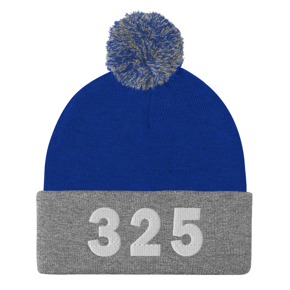 325 Area Code Pom-Pom Beanie