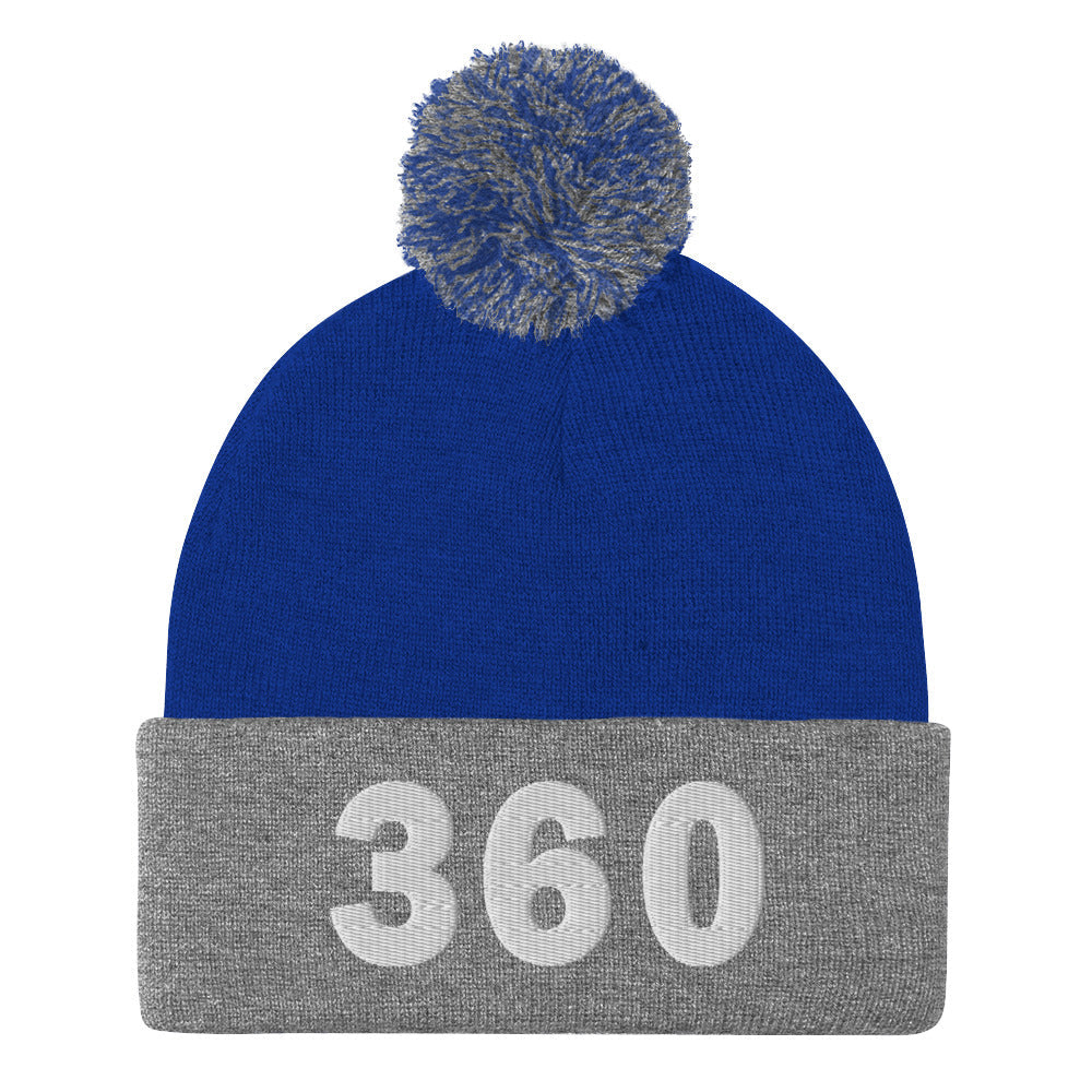 360 Area Code Pom-Pom Beanie
