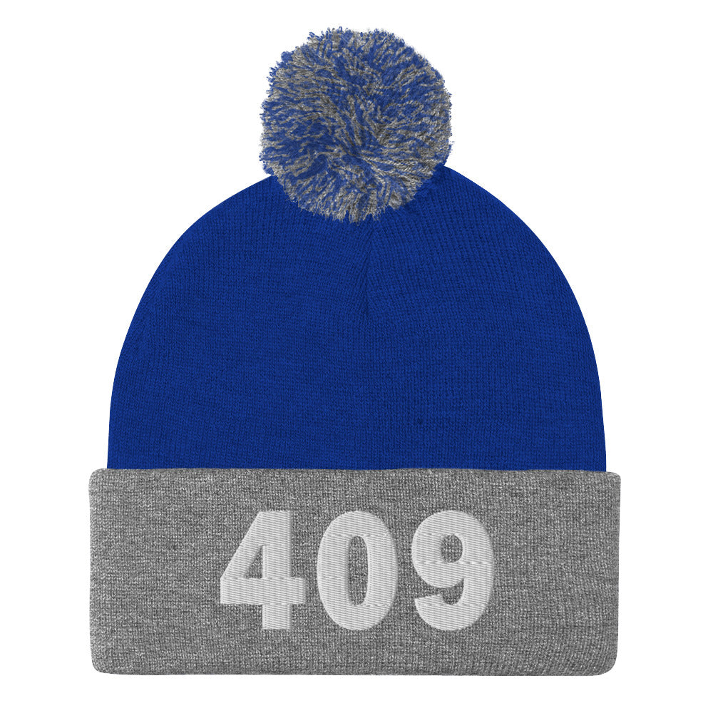 409 Area Code Pom-Pom Beanie