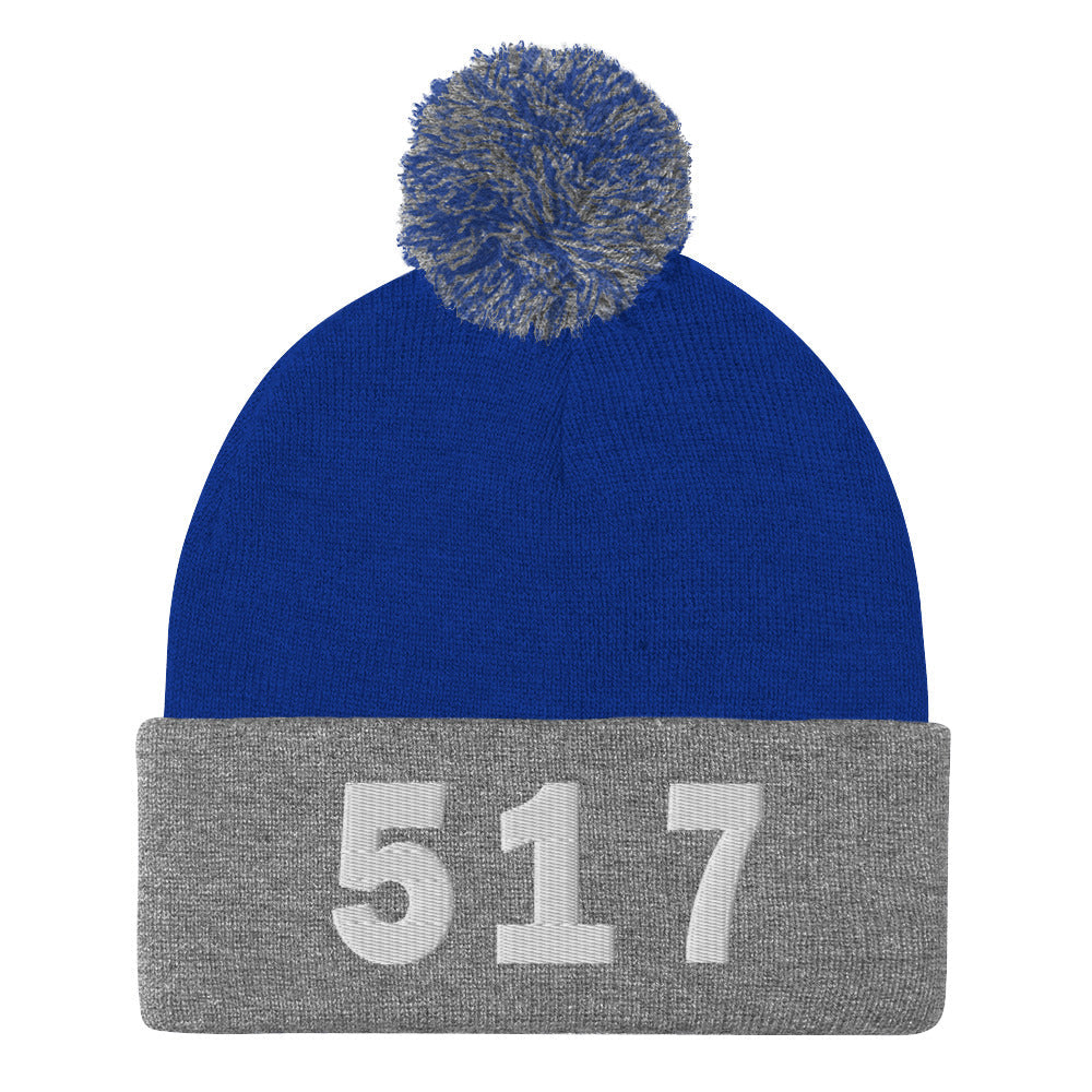 517 Area Code Cuffed Beanie