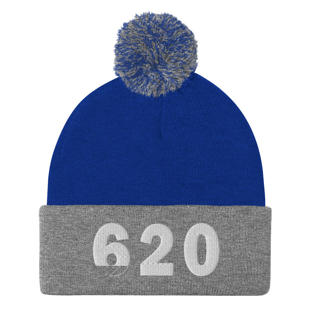620 Area Code Pom-Pom Beanie