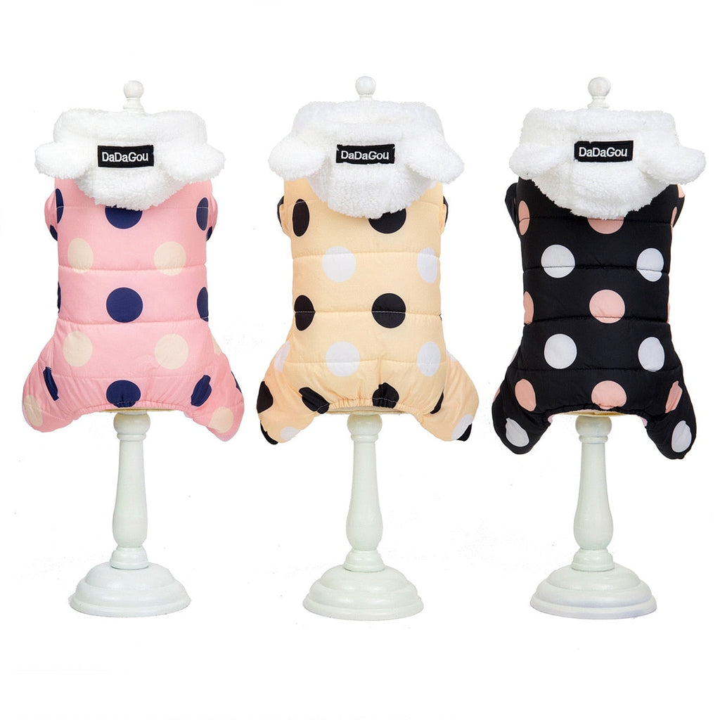 Big Polka Dot Snowsuit Jumpsuit